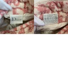 ディオール Dior ポーチ トロッター 巾着ポーチ バッグ ミニバッグ  ドローストリング ピンクの画像