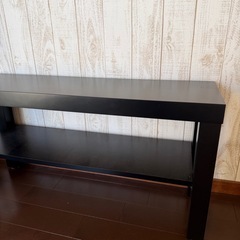 IKEA イケア　LACK ラック　テレビ台　ブラックの画像