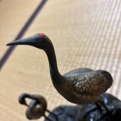 夫婦鶴と亀　
置物の画像
