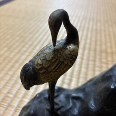 夫婦鶴と亀　
置物の画像