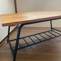 物置付き　テーブルの画像