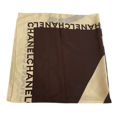 シャネル CHANEL スカーフ シルク100％ マドモアゼル ブラウンの画像