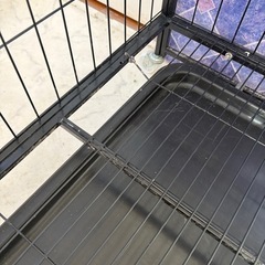 中型、大型犬ケージ、長さ95CM、簡単組み立て金属ペットフェンス、犬・猫用の画像