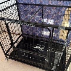 中型、大型犬ケージ、長さ95CM、簡単組み立て金属ペットフェンス、犬・猫用の画像