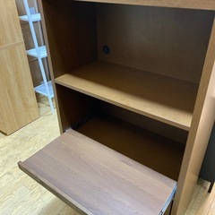 12/25値下げしました🎅🍵和テイスト🍵大川家具 レンジボード ブラウン 和風 和モダン オシャレ No.2756 NHの画像