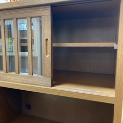 12/25値下げしました🎅🍵和テイスト🍵大川家具 レンジボード ブラウン 和風 和モダン オシャレ No.2756 NHの画像