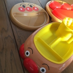 アンパンマン　お子様プレート　色々４セットの画像