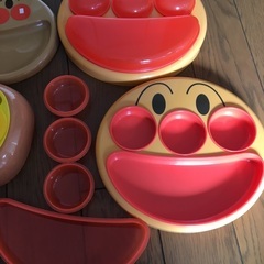 アンパンマン　お子様プレート　色々４セットの画像
