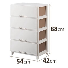 4段　チェスト／ストッカー／タンス／収納の画像