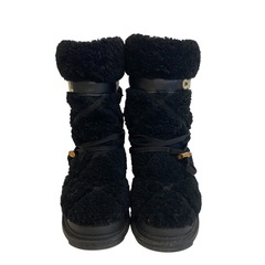 シャネル CHANEL 23.5 ブーツ ムートン ブラックの画像