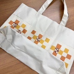 マチつき厚手のトートバッグの画像