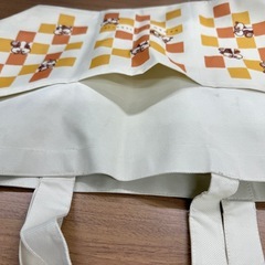 マチつき厚手のトートバッグの画像