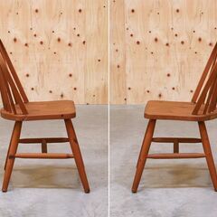 ≪zyt2644ジ≫ カントリー調 フープバックチェア パイン材 ① アンティーク調/ウィンザーチェア/ヴィンテージ家具/中古家具/リユースストレージ仙台 071211-03の画像