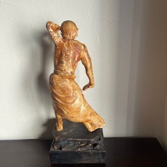 創作品　手彫り　手作り 木製　木造金剛力士立像（こんごうりきしりゅうぞう）の画像