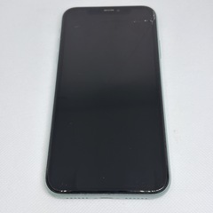 Apple iPhone 11 128GB グリーン SIMフリー　本体　割れありの画像