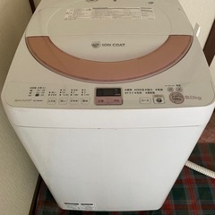 ★美品中古★シャープ 6kg 洗濯機【ES-GE60N-P】 の画像