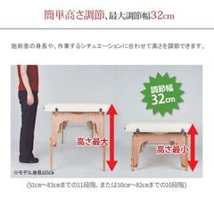 折りたたみ式マッサージベットの画像