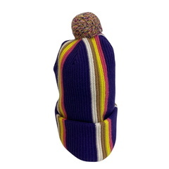 クリスチャンディオール Christian Dior その他帽子 ニット帽 ニットキャップ ロゴ パープルの画像