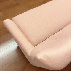 Francfranc フルレット 3WAYソファ ピンクの画像