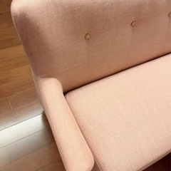 Francfranc フルレット 3WAYソファ ピンクの画像