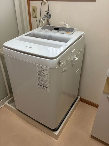 【美品】パナソニック 洗濯機 2017年製 （ホワイト）8キロ  +おまけアリ