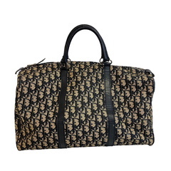 クリスチャンディオール Christian Dior ボストンバッグ トロッター ミニボストン ネイビーの画像