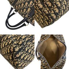 クリスチャンディオール Christian Dior ボストンバッグ トロッター ミニボストン ネイビーの画像