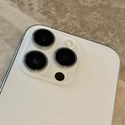 【美品】iPhone14Pro 512GB シルバーSIMフリー シャッター無音