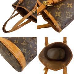 ルイヴィトン LOUIS VUITTON トートバッグ モノグラム バケットPM M42238 ブラウンの画像
