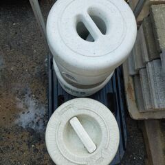 【年末年始営業のお知らせ】12月29日～1月4日までお休みとさせていただきます △ 漬物石 つけものいし 9個おまとめ 割れ、汚れあり 現状渡しの画像