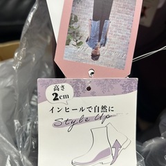 新品未使用品　インヒールブーツ（S）の画像
