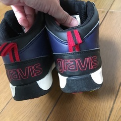 グラビスブーツ　18センチ　あめ、雪、防寒の画像