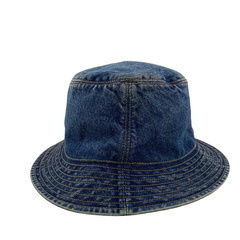 セリーヌ CELINE ハット ロゴ ユニオンウォッシュ バケットハット 2AUO8930F ブルーの画像