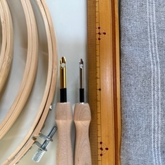 刺しゅう枠     パンチニードルの画像