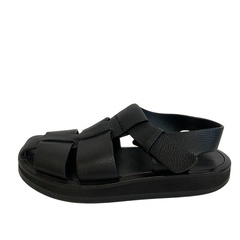 ザロウ THE ROW 22 サンダル フィッシャーマン ブラックの画像