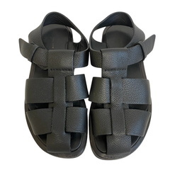 ザロウ THE ROW 22 サンダル フィッシャーマン ブラックの画像