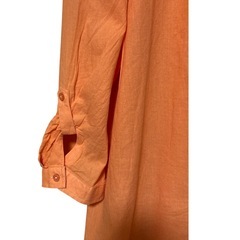 【美品】a.v.v standard ピンタック チュニックブラウス オレンジ Ｌの画像