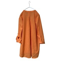 【美品】a.v.v standard ピンタック チュニックブラウス オレンジ Ｌの画像