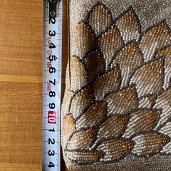 花びら刺繍のパーティーバッグの画像