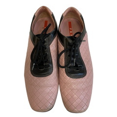 プラダ PRADA 22 スニーカー キルティング プラダスポーツ ピンクの画像