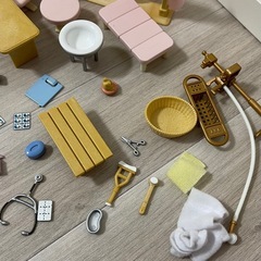 シルバニア 病院、バスルーム、小物の画像