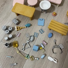 シルバニア 病院、バスルーム、小物の画像