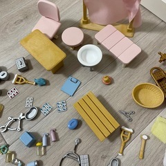 シルバニア 病院、バスルーム、小物の画像