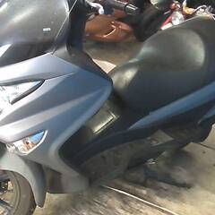 SUZUKI バーグマン200 グレー 格安提供車 半額配送キャンペーン クランキング確認 期間限定 現状渡し諸経費￥0- 横浜 P-Yardの画像