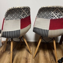 2脚セット　ダイニングチェア　椅子　の画像