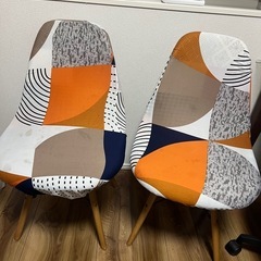 2脚セット　ダイニングチェア　椅子　の画像