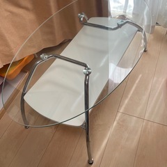 ガラステーブル【あま市引き取り】の画像