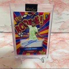 ラミン・ヤマル　 1of1 　直筆サイン　ルーキーカード　世界に1枚の画像
