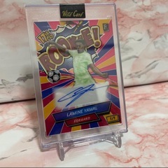 ラミン・ヤマル　 1of1 　直筆サイン　ルーキーカード　世界に1枚の画像