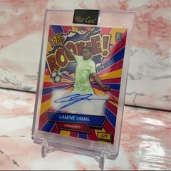 ラミン・ヤマル　 1of1 　直筆サイン　ルーキーカード　世界に1枚の画像